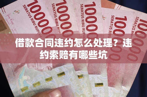 武汉借款合同违约怎么处理？违约索赔有哪些坑
