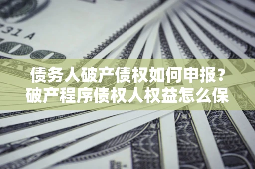武汉债务人破产债权如何申报？破产程序债权人权益怎么保障？