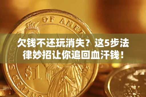 武汉欠钱不还玩消失？这5步法律妙招让你追回血汗钱！