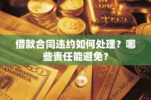 武汉借款合同违约如何处理？哪些责任能避免？