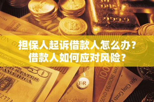 武汉担保人起诉借款人怎么办？借款人如何应对风险？