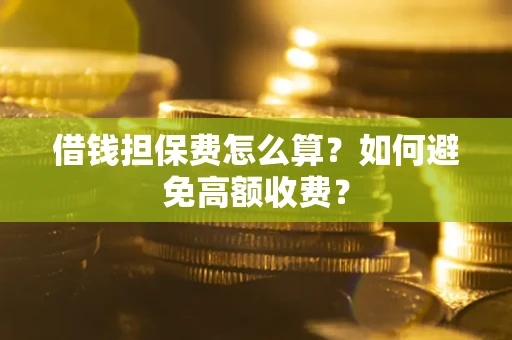 武汉借钱担保费怎么算？如何避免高额收费？
